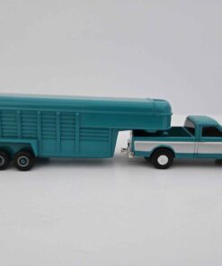 1/64 - Ford Pickup Truck with Cattle Trailer - Loose/No Box - Made by ERTL