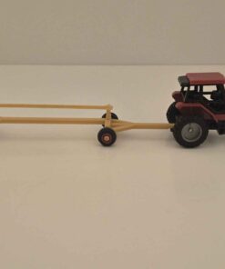 1/64 - Case International 5130 Tractor with Header Cart - Loose/No Box - Made by ERTL