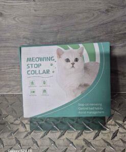 Meow stopping cat collar