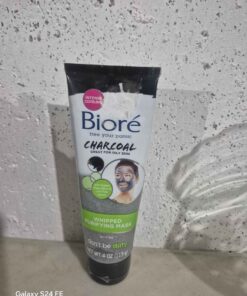 Biorè charcoal whipped purifying mask
