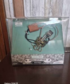 metal lightbulb wire puzzle