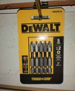 DeWalt pack of 5 # 2 Philips