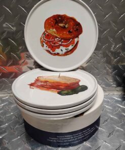 West elm set of 4 assorted plates