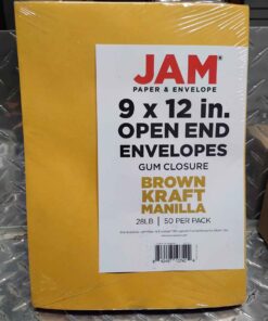 Jam a pack of 50 manilla envelopes