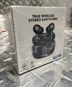 True wireless stereo earphones sealed in package