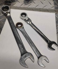 Qty 3 ratcheting wrenches
