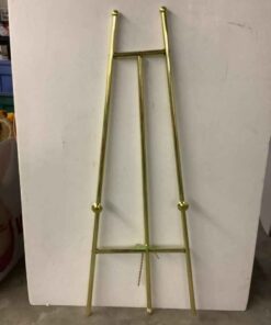 Brass Easel 5’h