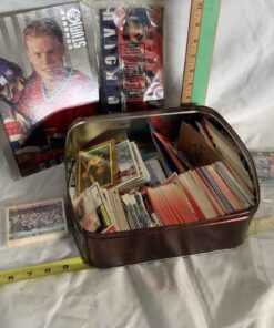 Tin of Miscellaneous Sports Cards