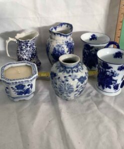 Blue and White Pieces