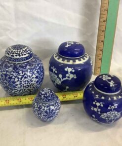 Blue and White Tea Jars