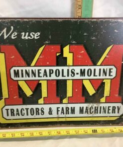 Retro Metal Sign - Minneapolis- Moline Tractors 16” x 12”
