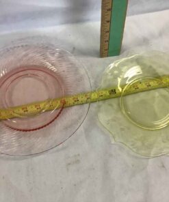 Coloured Depression Era Plates