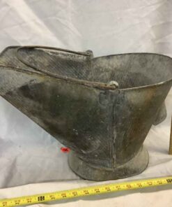 Galvanized Coal Scuttle