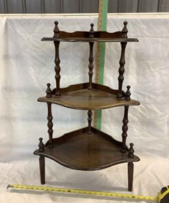 Corner What Not Shelf