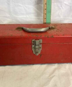 Red Metal Tool Box