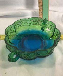 1960s era Jeannette Glass Aztec Rose Glass Bowl