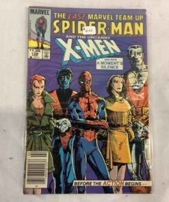 Marvel Comic - The Last Marvel Team Up, Spider-Man & The Uncanny X-Men