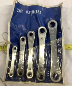 Set of 5 ratchet wrenches 1/4”-7/8”