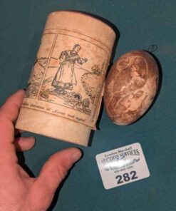 Detailed Decorative egg in case