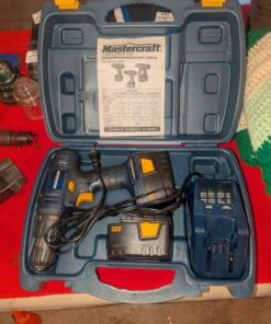 Mastercraft 12 volt cordless drill kit