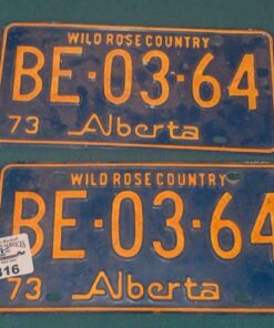 Alberta License plates