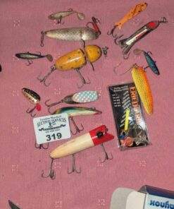 Vintage Wood and assorted lures