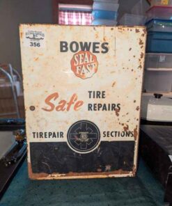 Bowes Seal fast Tire Repair advertising cabinet