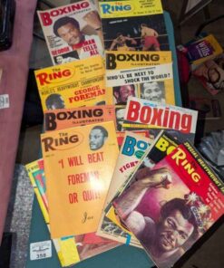 Vintage boxing periodicals