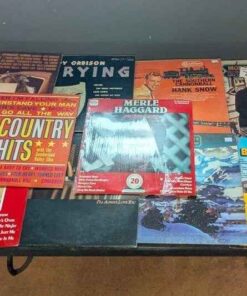 Box car Willie, Merle Haggard, Roy Orbison, etc Record Albums