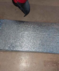 Double foil winter camp mat