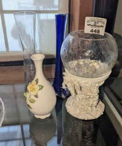 Candle holder, vases