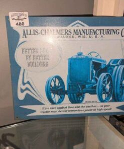 Allis Chalmers MFG co reproduction tin