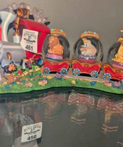Disney Casey Junior and Dumbo musical snow globe train