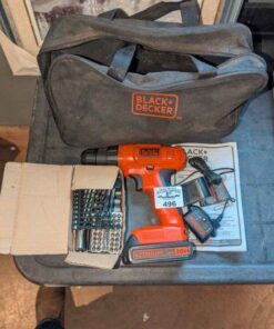 Black and Decker 20 volt cordless drill package