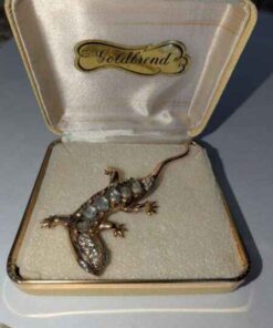 Coro Sterling Lizard Brooch