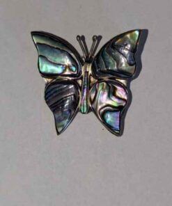 Mexican Sterling butterfly brooch