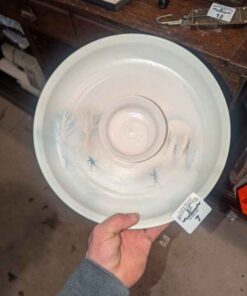 Ceramic bowl with dip insert
