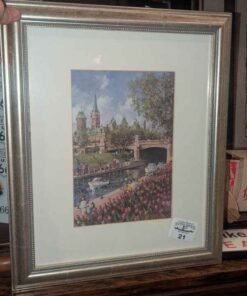 Rideau Canal & Parliament building framed print