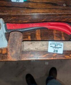 Mallet and Garant hatchet (broken tip)