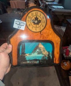 Canadian Rockies Souvenir Clock