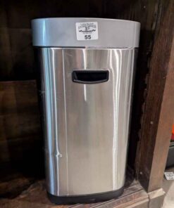 Stainless steel waste bin