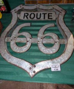 Route 66 Metal wall sign