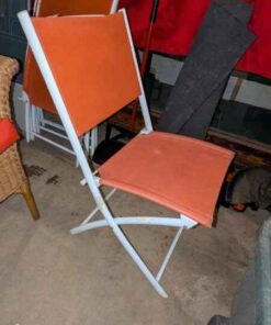 Set of Four folding patio chairs
