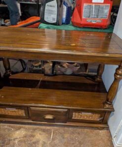 Wall table with drawer storage