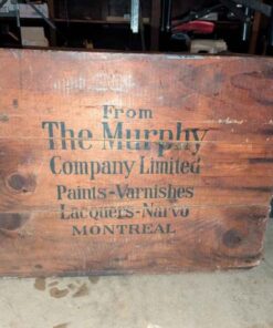 The Murphy Co Wooden crate