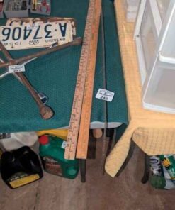 Beaver Lumber measure sticks and carpenter square