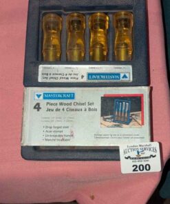 Mastercraft 4 pc wood chisel set