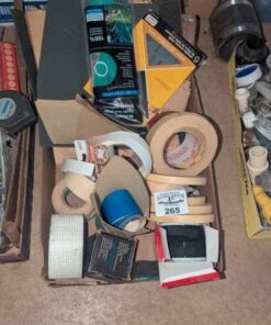 Tapes, veneer, all purpose rope, etc