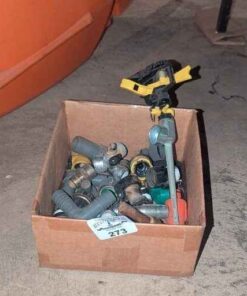 Sprinkler head, assorted hose connections