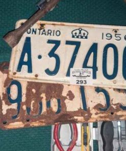 Ontairo 1956 license plates